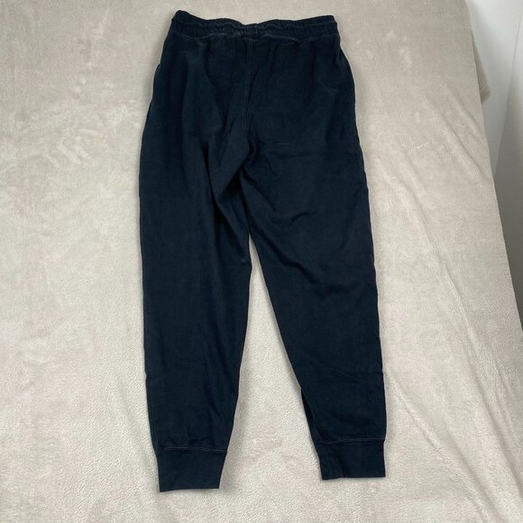 Nike Men's Sweatpants Medium Joggers 100% Cotton Elastic Waistband & Cuffs Black - Picture 12 of 13